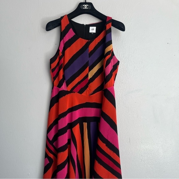 Cabi Fete Striped Fit and Flare Dress #4075 Size Small - Picture 6 of 12